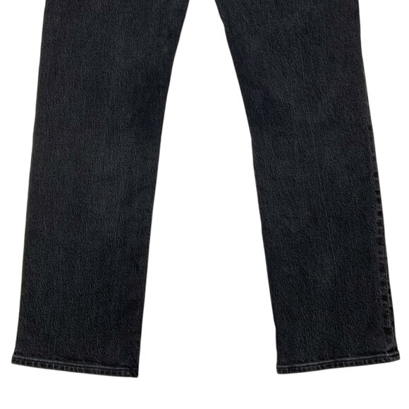 Madewell The 90s Straight Jeans 25 Belmere Wash Charcoal High Rise Zip Fly Retro - Picture 11 of 13